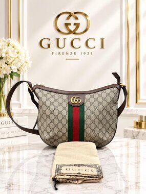 Authentic Gucci Ophidia GG Supreme Shoulder Bag